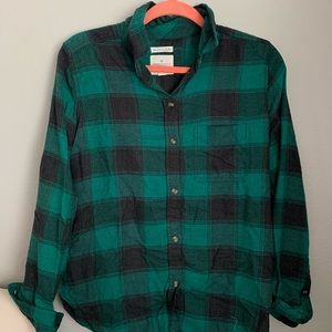 American eagle green flannel